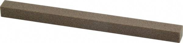 Norton - 4" Long x 1/4" Wide x 1/4" Thick, Aluminum Oxide Sharpening Stone - Square - Americas Industrial Supply