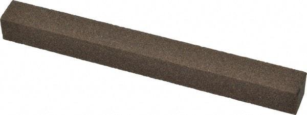 Norton - 4" Long x 3/8" Wide x 3/8" Thick, Aluminum Oxide Sharpening Stone - Square - Americas Industrial Supply
