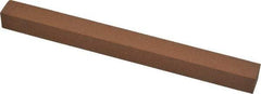 Norton - 6" Long x 1/2" Wide x 1/2" Thick, Aluminum Oxide Sharpening Stone - Square, Medium Grade - Americas Industrial Supply