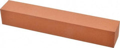 Norton - 6" Long x 1" Wide x 1" Thick, Aluminum Oxide Sharpening Stone - Square, Fine Grade - Americas Industrial Supply