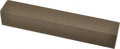 Norton - 6" Long x 1" Wide x 1" Thick, Aluminum Oxide Sharpening Stone - Square, Coarse Grade - Americas Industrial Supply