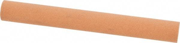 Norton - 4" Long x 1/2" Diam x 1/2" Thick, Aluminum Oxide Sharpening Stone - Round, Fine Grade - Americas Industrial Supply