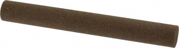 Norton - 4" Long x 1/2" Diam x 1/2" Thick, Aluminum Oxide Sharpening Stone - Round, Coarse Grade - Americas Industrial Supply
