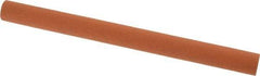 Norton - 6" Long x 1/2" Diam x 1/2" Thick, Aluminum Oxide Sharpening Stone - Round, Fine Grade - Americas Industrial Supply