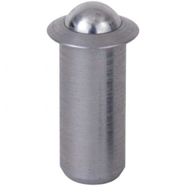 TE-CO - Press-Fit Ball Plungers Body Diameter (Decimal Inch): 0.2500 Body Length (Decimal Inch): 0.5240 - Americas Industrial Supply