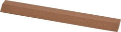 Norton - 4" Long x 9/16" Wide x 3/16" Thick, Aluminum Oxide Sharpening Stone - Diamond, Medium Grade - Americas Industrial Supply