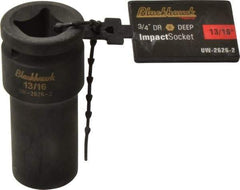 Blackhawk by Proto - 3/4" Drive 13/16" Deep Impact Socket - 6 Points, 3-1/4" OAL - Americas Industrial Supply