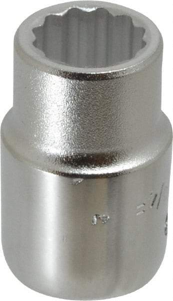 Blackhawk by Proto - 3/4", 3/4" Drive, Standard Hand Socket - 12 Points, 2" OAL, Chrome Finish - Americas Industrial Supply