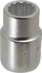 Blackhawk by Proto - 3/4", 3/4" Drive, Standard Hand Socket - 12 Points, 2" OAL, Chrome Finish - Americas Industrial Supply