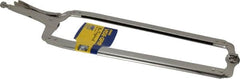 Irwin - 24" OAL C-Clamp Locking Pliers - 15-1/2" Jaw Depth, 10" Jaw Opening - Americas Industrial Supply