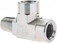 Eaton - 1/4 x 1/4" Male Thread Stainless Steel Industrial Pipe Tee - Americas Industrial Supply
