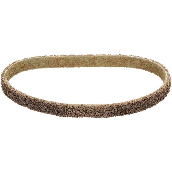 Dynabrade - 3/4" Wide x 18" OAL, Aluminum Oxide Abrasive Belt - Aluminum Oxide, Coarse, Nonwoven, Series SC-BS - Americas Industrial Supply