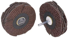 Dynabrade - 4" Diam 180 Grit Coated Sanding Star - Very Fine Grade, Spindle Mount - Americas Industrial Supply