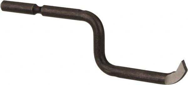 Noga - 3/8" Max Head Diam Deburring Blade - High Speed Steel, Right Handed Blade, Compatible with NogaGrip-1 Handle, for Hole Inner Surface - Americas Industrial Supply