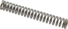 Gardner Spring - 0.18" OD, 0.032" Wire, 1-1/4" Free Length, Precision Compression Spring - 23.5 Lb Spring Rating, Stainless Steel - Americas Industrial Supply