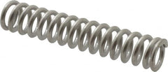 Gardner Spring - 0.24" OD, 0.038" Wire, 1-1/4" Free Length, Precision Compression Spring - 26 Lb Spring Rating, Stainless Steel - Americas Industrial Supply