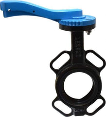 Legend Valve - 3" Pipe, Wafer Butterfly Valve - Lever Handle, Cast Iron Body, EPDM Seat, 200 WOG, Aluminum Bronze Disc, Stainless Steel Stem - Americas Industrial Supply