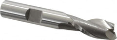 OSG - 13/32", 13/16" LOC, 3/8" Shank Diam, 2-1/2" OAL, 2 Flute, Vanadium High Speed Steel Square End Mill - Single End, Uncoated, Spiral Flute, 30° Helix, Centercutting, Right Hand Cut, Right Hand Flute, Series 573 - Americas Industrial Supply