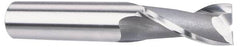 OSG - 29/32", 1-1/2" LOC, 3/4" Shank Diam, 3-3/4" OAL, 2 Flute, Vanadium High Speed Steel Square End Mill - Single End, Uncoated, Spiral Flute, 30° Helix, Centercutting, Right Hand Cut, Right Hand Flute, Series 573 - Americas Industrial Supply