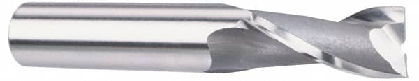 OSG - 27/32", 1-1/2" LOC, 5/8" Shank Diam, 3-5/8" OAL, 2 Flute, Vanadium High Speed Steel Square End Mill - Americas Industrial Supply