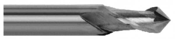 Magafor - 20mm Body Diam, 90°, 4" OAL, Solid Carbide Spotting Drill - Americas Industrial Supply