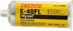 Loctite - 50 mL Cartridge Two Part Epoxy - 40 min Working Time, Series E-40FL - Americas Industrial Supply