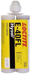 Loctite - 200 mL Cartridge Two Part Epoxy - 40 min Working Time, 3,750 psi Shear Strength, Series E-40FL - Americas Industrial Supply