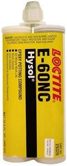 Loctite - 400 mL Cartridge Two Part Epoxy - 60 min Working Time, 3,110 psi Shear Strength, Series E-60NC - Americas Industrial Supply