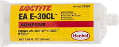 Loctite - 50 mL Cartridge Two Part Epoxy - 30 min Working Time, 4,270 psi Shear Strength, Series E-30CL - Americas Industrial Supply