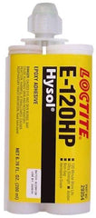 Loctite - 200 mL Cartridge Two Part Epoxy - 120 min Working Time, 4,800 psi Shear Strength, Series E-120HP - Americas Industrial Supply