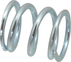 Gardner Spring - 0.48" OD, 0.055" Wire, 1/2" Free Length, Precision Compression Spring - 72 Lb Spring Rating, Music Wire - Americas Industrial Supply