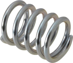 Gardner Spring - 0.24" OD, 0.026" Wire, 1-1/4" Free Length, Precision Compression Spring - 5.9 Lb Spring Rating, Music Wire - Americas Industrial Supply