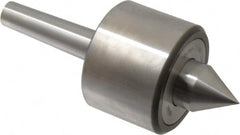 Riten - MT2 Taper Shank, 2-3/8" Head Diam 4,480 Lb Capacity Live Center - 4,000 Max RPM, 1-3/4" Head Length, 1" Point Diam, 1-1/4" Point Len, 440 Lb Max Workpc, 5.786" OAL, 1-1/4" Long Tip, Standard Point - Americas Industrial Supply