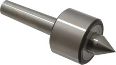 Riten - MT3 Taper Shank, 2-3/8" Head Diam 4,480 Lb Capacity Live Center - 4,000 Max RPM, 1-3/4" Head Length, 1" Point Diam, 1-1/4" Point Len, 1,100 Lb Max Workpc, 6-7/16" OAL, 1-1/4" Long Tip, Standard Point - Americas Industrial Supply