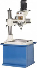 Floor Drill Press: 38-1/2″ Swing, 1.5 hp, 220V, 1 Phase 5 Speed, 21-5/8″ Table Length, 19-11/16″ Table Width