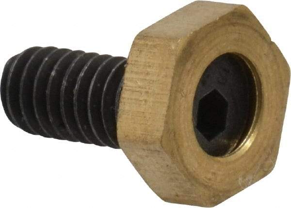 Gibraltar - 5/16" Hex, 8-32 Stud Thread, Symmetrical Hex Clamp - 0.11" Hex Height, 23/64" Thread Length, 10 Clamps - Americas Industrial Supply