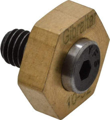 Gibraltar - 1/2" Hex, 10-32 Stud Thread, Symmetrical Hex Clamp - 0.11" Hex Height, 11/32" Thread Length, 10 Clamps - Americas Industrial Supply