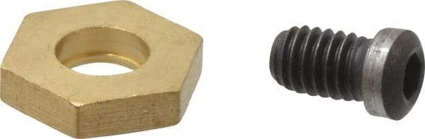Gibraltar - 13/16" Hex, 5/16-18 Stud Thread, Symmetrical Hex Clamp - 0.11" Hex Height, 15" Thread Length, 10 Clamps - Americas Industrial Supply