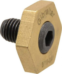 Gibraltar - 13/16" Hex, 5/16-24 Stud Thread, Symmetrical Hex Clamp - 0.11" Hex Height, 15/32" Thread Length, 10 Clamps - Americas Industrial Supply
