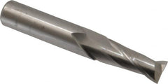OSG - 25/64", 1" LOC, 7/16" Shank Diam, 2-3/4" OAL, 2 Flute, Solid Carbide Square End Mill - Single End, Uncoated, Spiral Flute, 30° Helix, Centercutting, Right Hand Cut, Right Hand Flute, Series 402 - Americas Industrial Supply