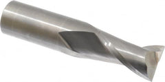 OSG - 7/8", 1-1/2" LOC, 7/8" Shank Diam, 4" OAL, 2 Flute, Solid Carbide Square End Mill - Single End, Uncoated, Spiral Flute, 30° Helix, Centercutting, Right Hand Cut, Right Hand Flute, Series 402 - Americas Industrial Supply