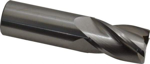 OSG - 1", 1-1/2" LOC, 1" Shank Diam, 4" OAL, 4 Flute, Solid Carbide Square End Mill - Single End, Uncoated, Spiral Flute, 30° Helix, Centercutting, Right Hand Cut, Right Hand Flute, Series 404 - Americas Industrial Supply