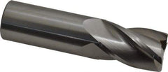 OSG - 1", 1-1/2" LOC, 1" Shank Diam, 4" OAL, 4 Flute, Solid Carbide Square End Mill - Single End, Uncoated, Spiral Flute, 30° Helix, Centercutting, Right Hand Cut, Right Hand Flute, Series 404 - Americas Industrial Supply