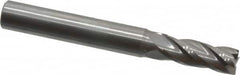 OSG - 9/32", 3/4" LOC, 5/16" Shank Diam, 2-1/2" OAL, 4 Flute, Solid Carbide Square End Mill - Single End, Uncoated, Spiral Flute, 30° Helix, Centercutting, Right Hand Cut, Right Hand Flute, Series 404 - Americas Industrial Supply