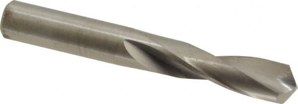 M.A. Ford - 21/64" 118° Spiral Flute Solid Carbide Screw Machine Drill Bit - Bright Finish, Right Hand Cut, 1-1/4" Flute Length, 2-1/2" OAL, Faceted Point, Straight Shank - Americas Industrial Supply
