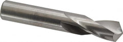 M.A. Ford - 31/64" 118° Spiral Flute Solid Carbide Screw Machine Drill Bit - Bright Finish, Right Hand Cut, 1-1/4" Flute Length, 3" OAL, Faceted Point, Straight Shank - Americas Industrial Supply