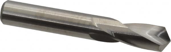 M.A. Ford - 33/64" 118° Spiral Flute Solid Carbide Screw Machine Drill Bit - Bright Finish, Right Hand Cut, 1-3/8" Flute Length, 3-1/2" OAL, Faceted Point, Straight Shank - Americas Industrial Supply