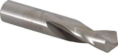 M.A. Ford - 5/8" 118° Spiral Flute Solid Carbide Screw Machine Drill Bit - Bright Finish, Right Hand Cut, 1-3/4" Flute Length, 3-1/2" OAL, Faceted Point, Straight Shank - Americas Industrial Supply