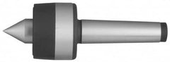 Value Collection - MT4 Taper Shank Shank, 52mm Head Diam, Live Center - 3,000 Max RPM, 33mm Point Diam, 3.21" Point Len, 1,323 Lb Max Workpc, Standard Point - Americas Industrial Supply