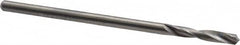 M.A. Ford - #41 118° Spiral Flute Solid Carbide Screw Machine Drill Bit - Bright Finish, Right Hand Cut, 1/2" Flute Length, 2" OAL, Faceted Point, Straight Shank - Americas Industrial Supply